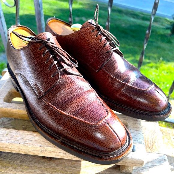 Joseph Cheaney “Spencer” Mahogany Pebble Grain Split-Toe Derby Mn’s Sz 11.5D - Picture 1 of 12